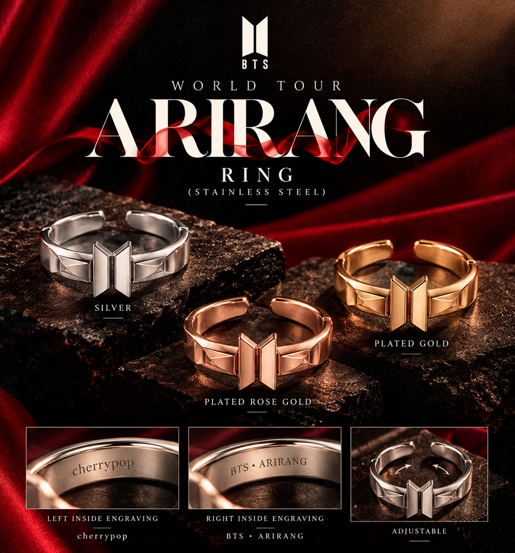BTS ARIRANG Ring | Stainless Steel