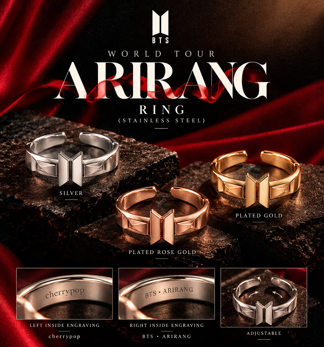 BTS ARIRANG Ring | Stainless Steel