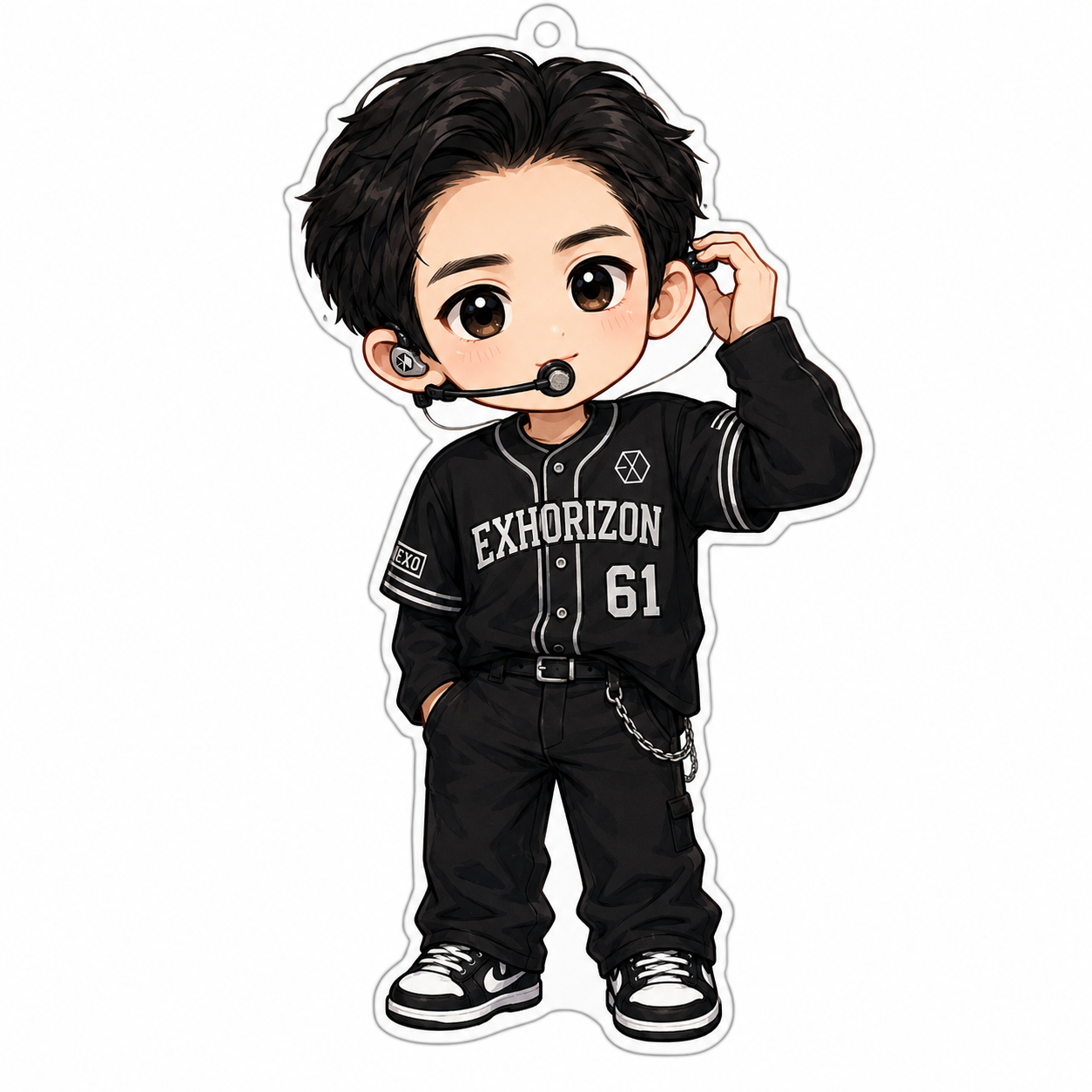 EXO Chibi Bag Charm Jersey Ver.