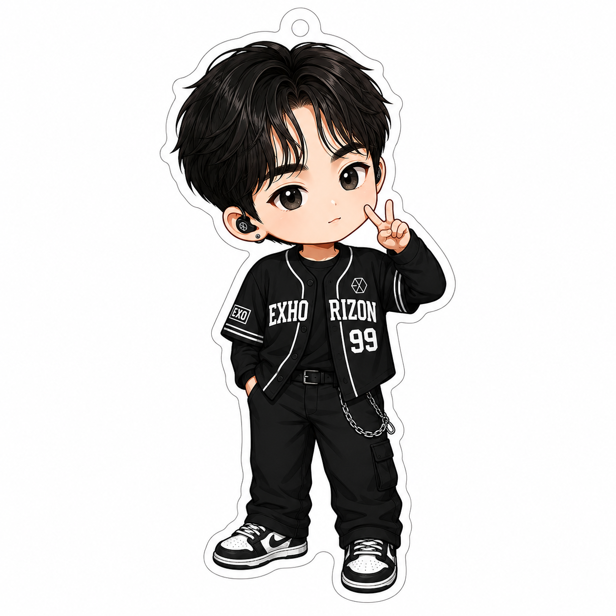 EXO Chibi Bag Charm Jersey Ver.