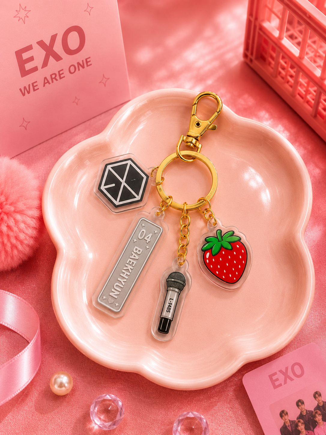 [PRE ORDER] EXO OT9 Bag Charm • OG Version