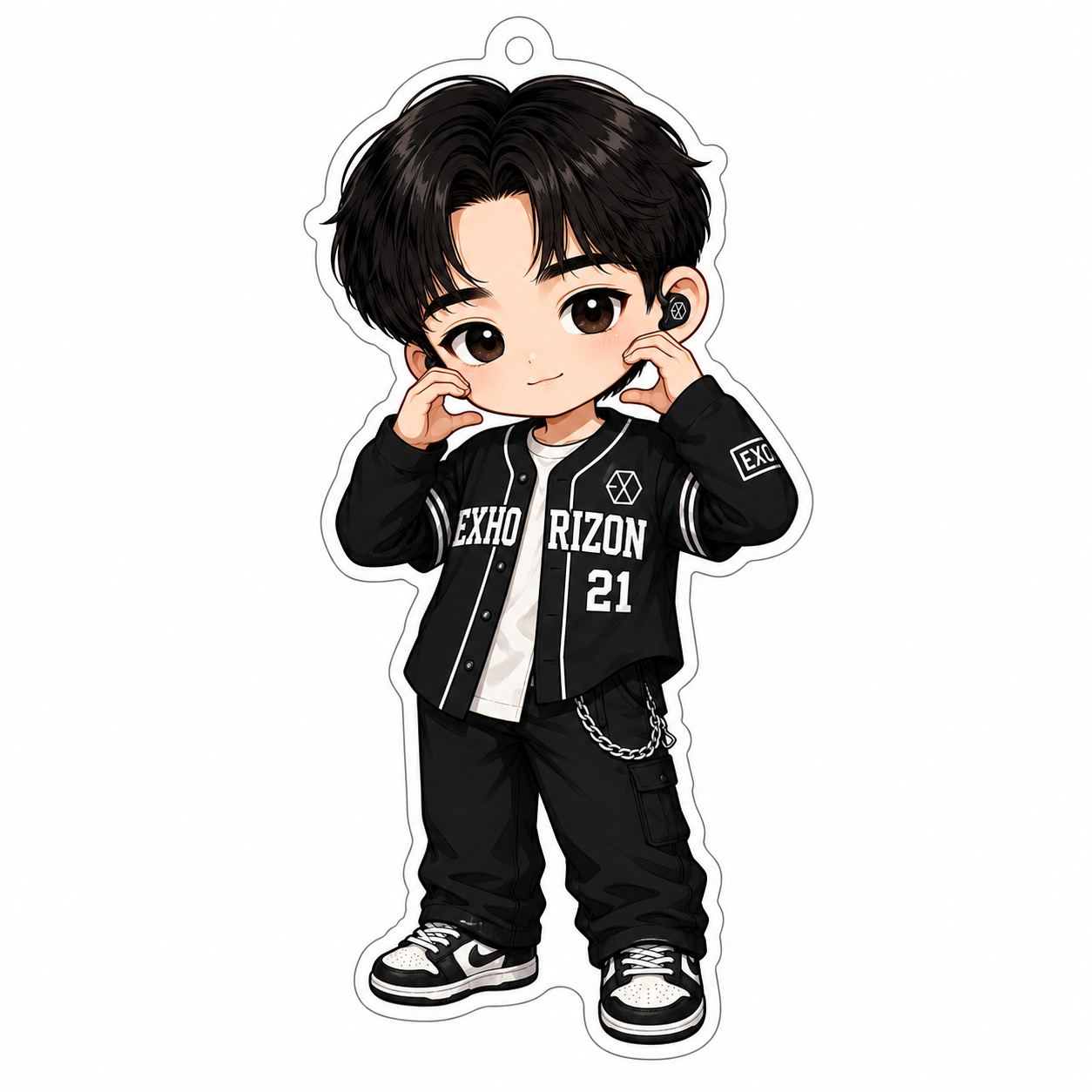 EXO Chibi Bag Charm Jersey Ver.