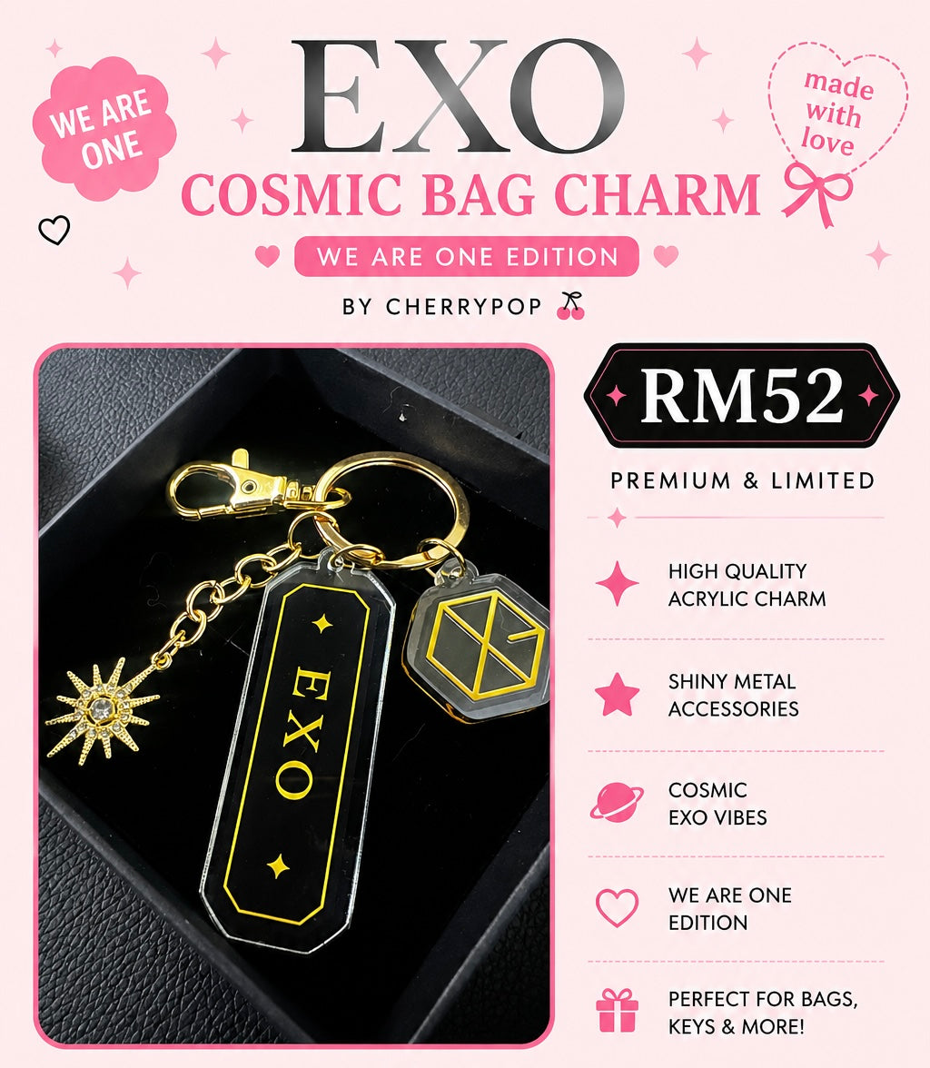 EXO Cosmic Bag Charm - We are One Edition