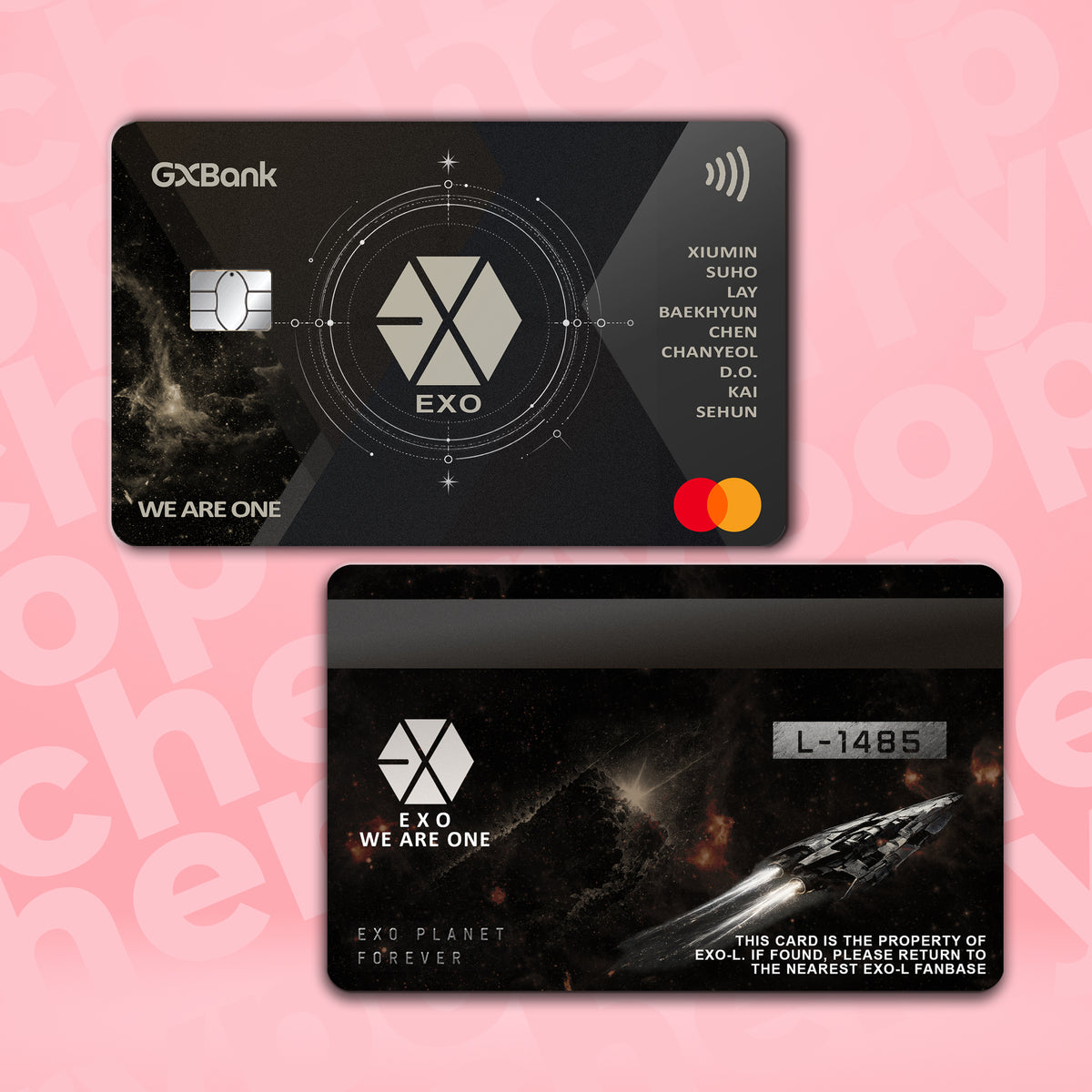 EXO BANK CARD SKIN | Space