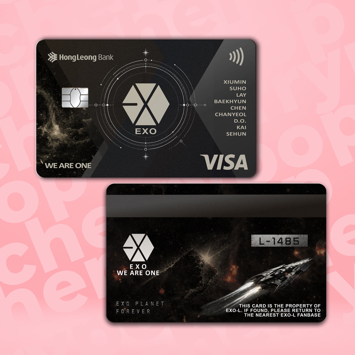 EXO BANK CARD SKIN | Space