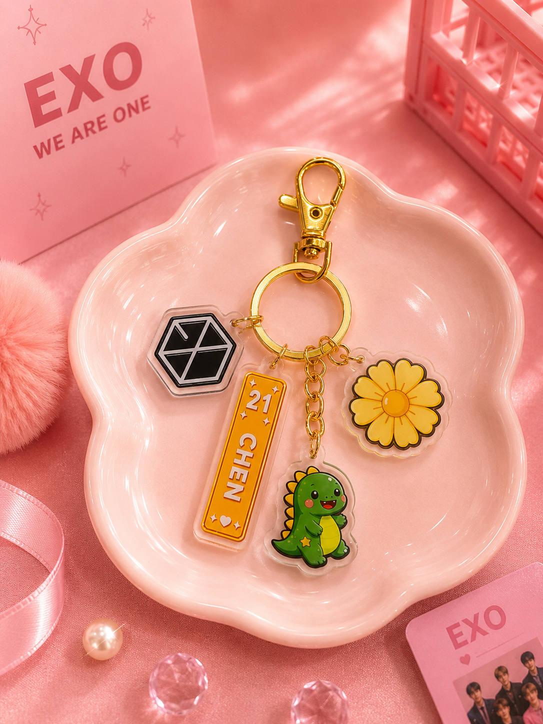 [PRE ORDER] EXO OT9 Bag Charm • OG Version
