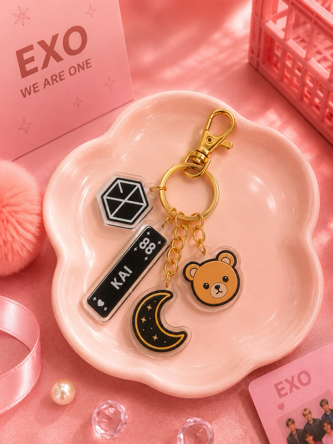 [PRE ORDER] EXO OT9 Bag Charm • OG Version