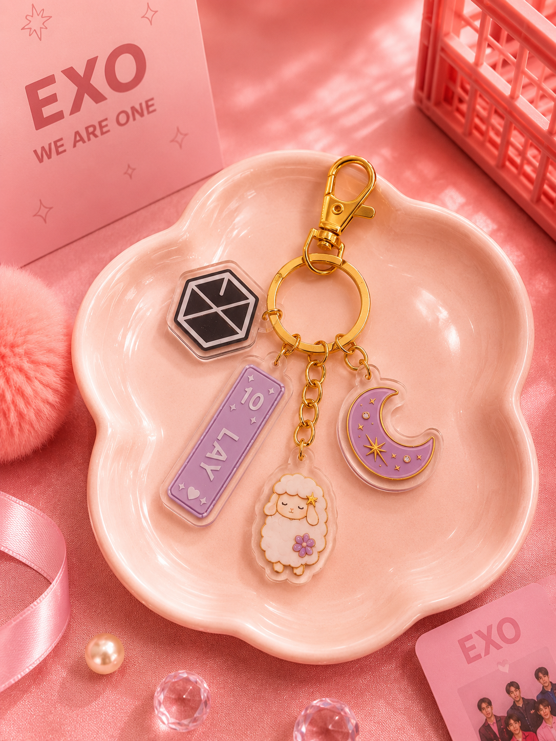 [PRE ORDER] EXO OT9 Bag Charm • OG Version