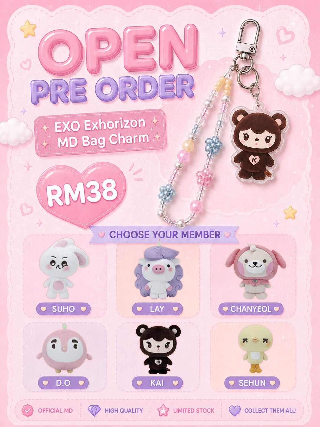 EXO Exhorizon MD Bag Charm