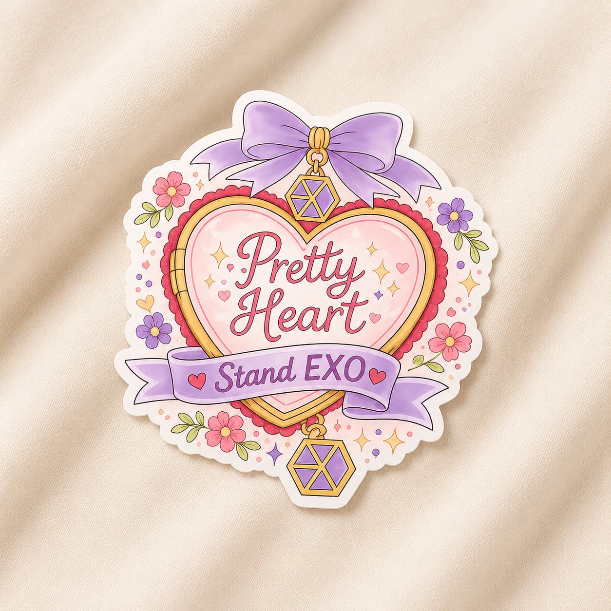 Pretty Heart Sticker