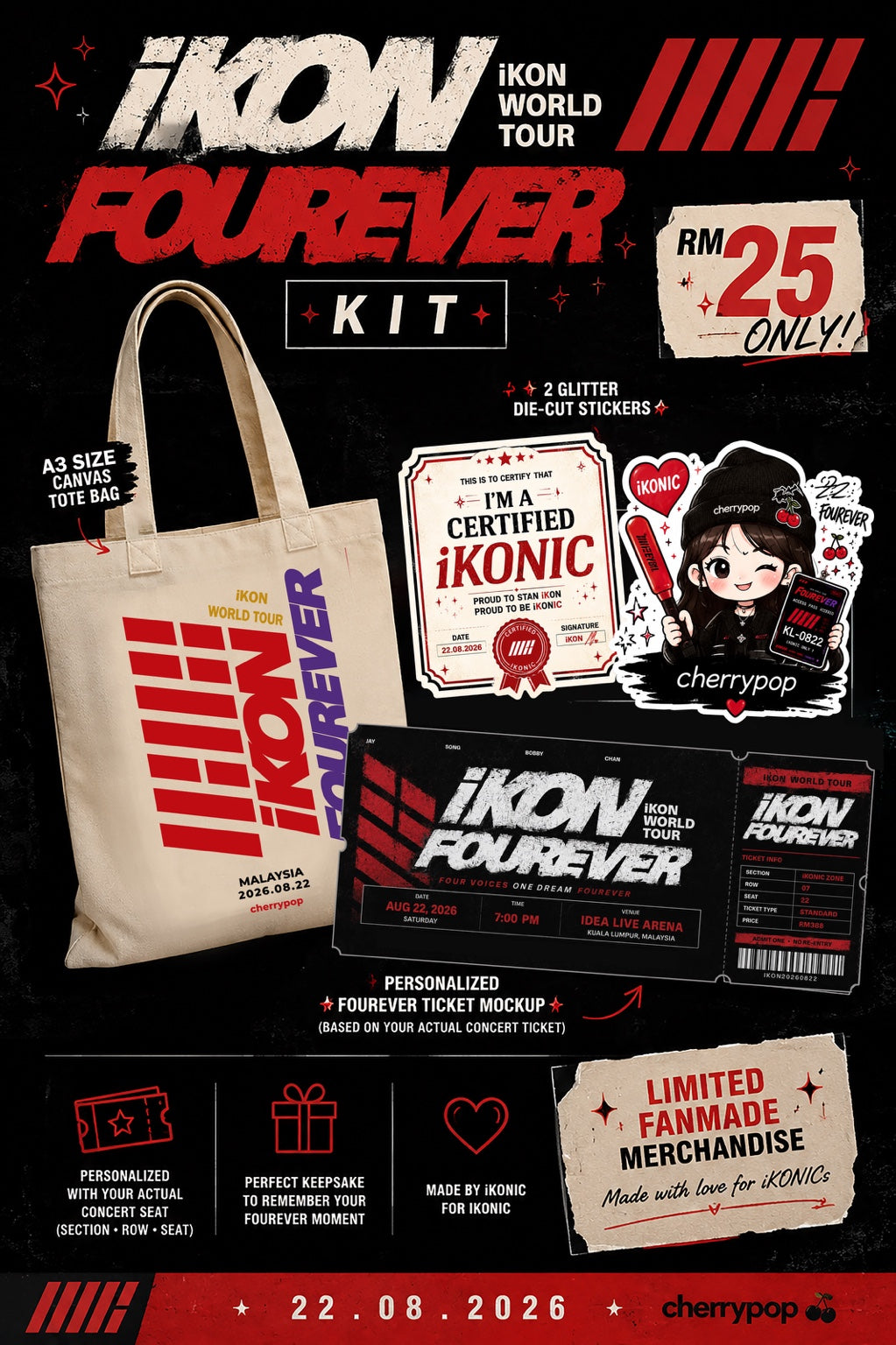 iKON FOUREVER Concert Kit Ver.2