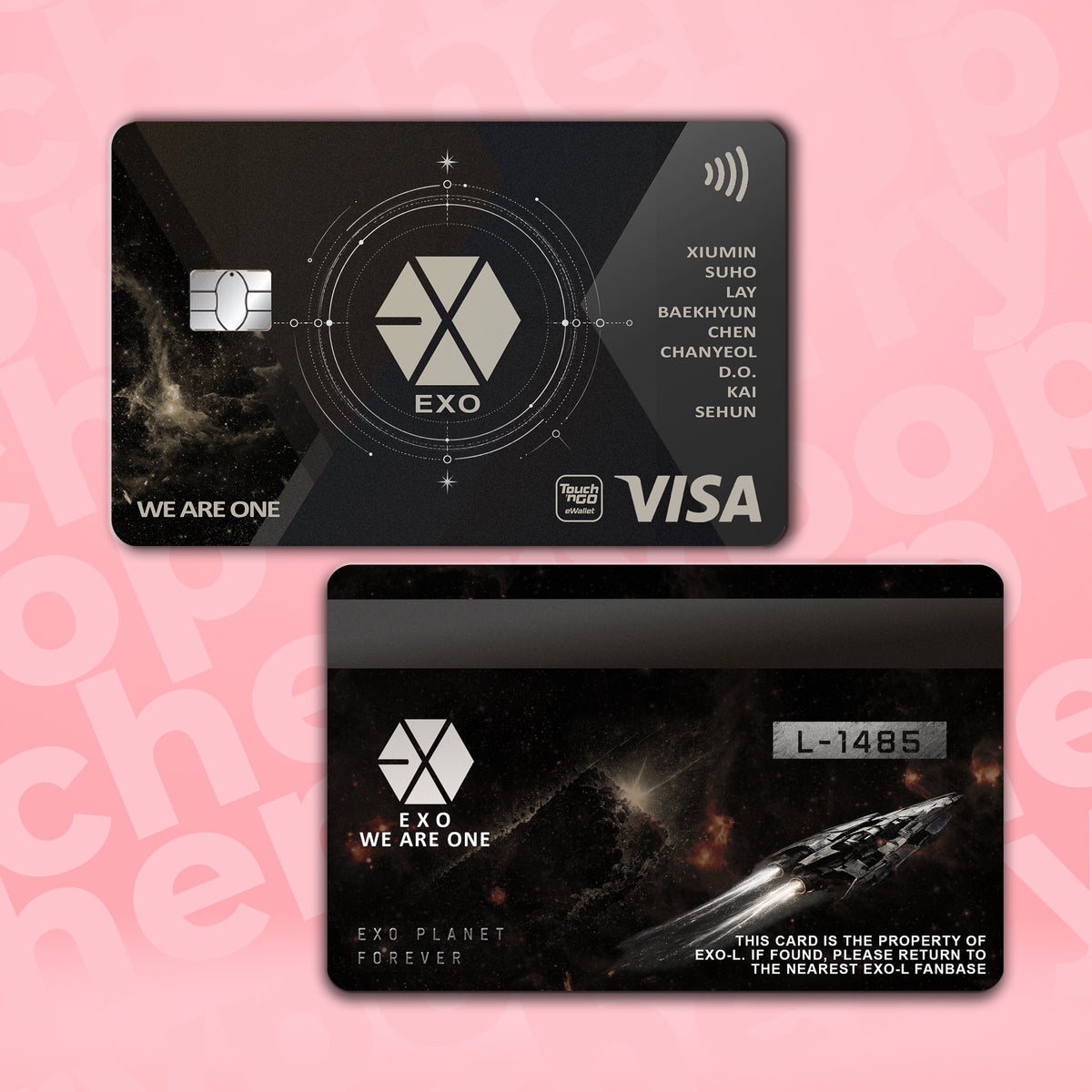 EXO BANK CARD SKIN | Space